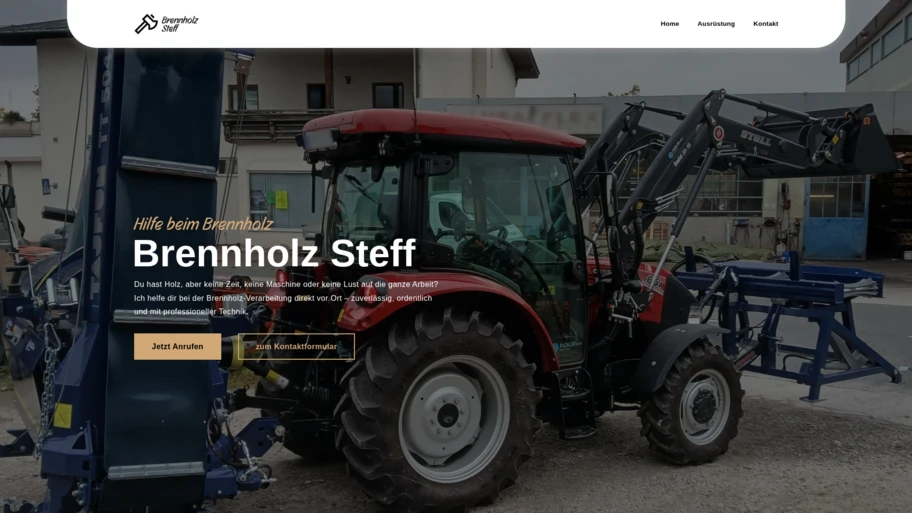 Webseite von www.brennholz-steff.at